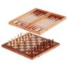Sakk és Backgammon fából 26 cm