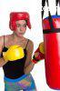 Gyerek bokszkészlet fejvédővel VINEX JUNIOR