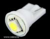 LEDes T10 Izzó 1 SMD LED ( 5050 ) Autó Lámpa 12V