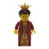 cas504 - LEGO Minifigura Kingdoms sakk királynő barna hajjal