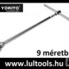 Yokito Csuklós T-kulcs 6-17mm