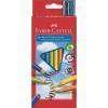Faber-Castell színes ceruzakészlet 10db-os, Junior, háromszög test