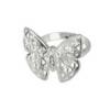 Pillangó ezüst gyűrű