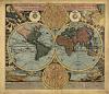 Antik világtérkép, 18. század