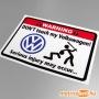 Don 039 t touch my Volkswagen matrica