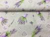 Levendulás pillangós textil hatású viaszos vászon