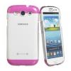 Celly Samsung Galaxy S3 csillámos műanyag hátlap, pink (CELLY-GLCOV2GS301)