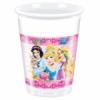 Disney hercegnők és állatkák műanyag pohár 200 ml 8 db