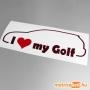 I love my Golf 6 matrica