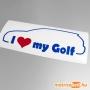 I love my Golf 5 matrica
