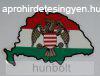 Nagy-Magyarország nemzeti belső matrica, pajzsos turullal (1