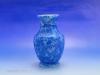 0A674 Antik kék fehér kínai porcelán váza