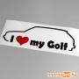 I love my Golf 2 matrica