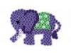 HAMA: Midi Elefánt és póni vasalható gyöngy készlet 2000 db