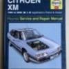 Citroën XM Berline, XM Break javítási könyv (1989-1998) Haynes