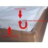 Vízhatlan matracvédő lepedő KÖRGUMIS 180x200 cm fehér (MG 8025)