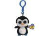 Beanie Boos nagyszemű pingvines plüss kulcstartó, 8,5 cm