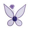 Pillangó szett 2 részes lány jelmez lila színben