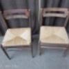 2 db szék fonott ülőrésszel - D3-59