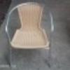 alu vázas fonott kerti szék hibával