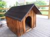 Hőszigetelt, fűthető fa kutyaház