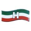 Magyarország zászló mûgyantás matrica (H...
