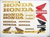 Honda matrica szett - arany