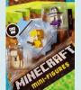 Minecraft mini figura 3 db - szett - Steve, Iron Golem, Witch
