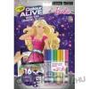 Crayola Color Alive Szupersztár Barbie színező