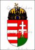 Magyar címer tábla matrica