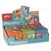 Puzzle játék, display, APLI, vegyes minták 6 db disp