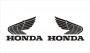 Honda szárnyas matrica régi