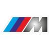 BMW M logo matrica külső fehér