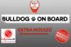 Autós Bulldog Matrica - Bulldog On Board - Extra ...