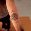 Ideiglenes tetoválás abstract nagy matrica Vízálló