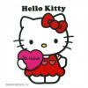 Hello Kitty vasalható matrica ruhára pólóra - No.2