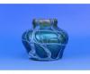 0B798 Antik szecessziós Pallme-König üveg váza