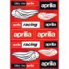 Matrica szett, Aprilia Racing, Piros