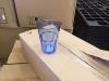 Polikarbonát törhetetlen műanyag kék vizes pohár 3 dl