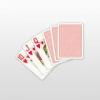 Póker kártya 100 plasztik, COPAG, piros, Jumbo Face (nagy számm