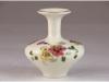 Zsolnay vajszínű lepke mintás porcelán váza