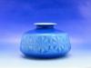 Zsolnay kék színű porcelán váza