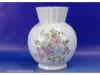 0I064 Virág mintás Zsolnay porcelán váza 18 cm