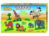 Safari Vasalható gyöngyök - 5000 darabos sablonnal - Hama